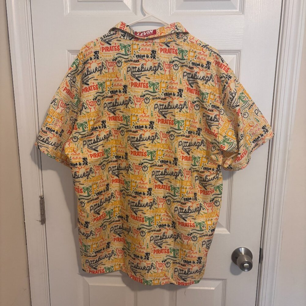 Pittsburgh Pirates Baseball City Hawaiian Shirt 2025 Giveaway Mens Sz AXL - Picture 2 of 4